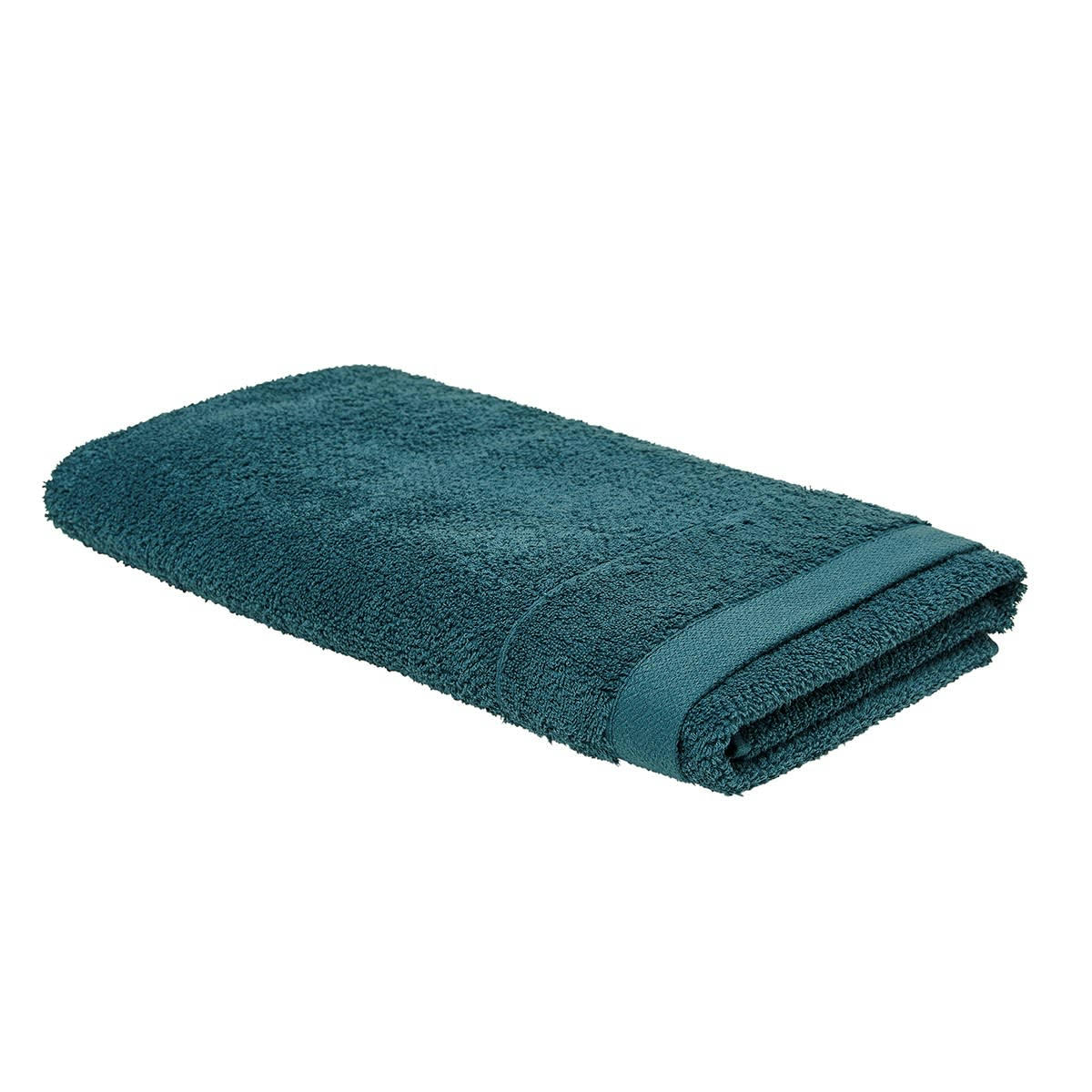 BIO ORGANIC - Drap de bain uni en Coton Bleu 70x130 cm