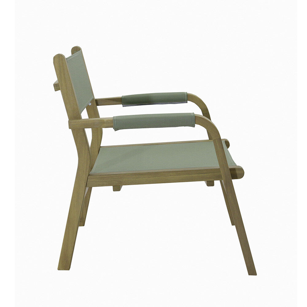 Fauteuil de jardin Bali acacia vert H72cm