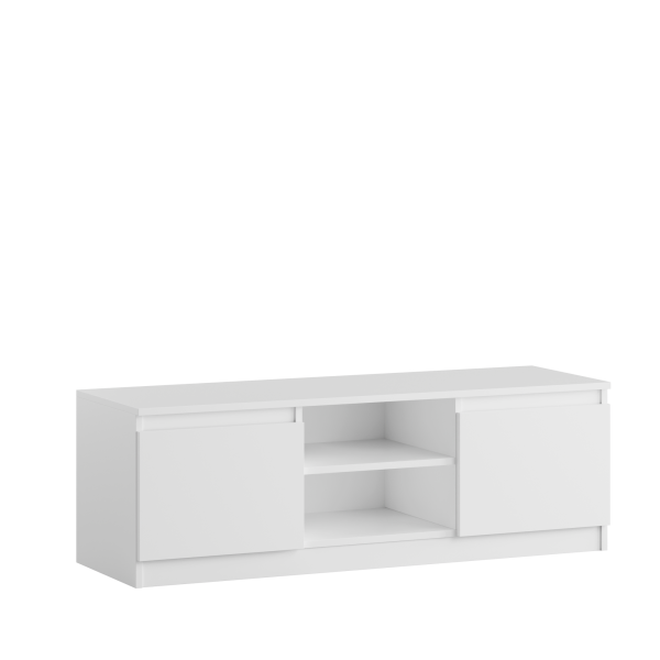 Szafka RTV BASIC – Biała | 120x40x40 cm