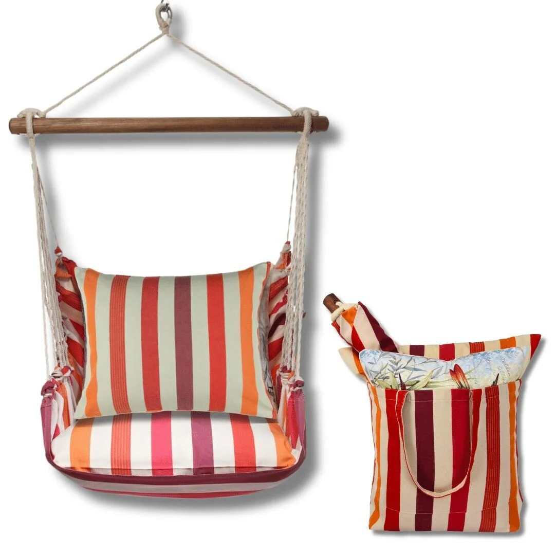 Magnolia Casual Swing Set 4 piece - Cristina Stripe w/ Cristina Stripe