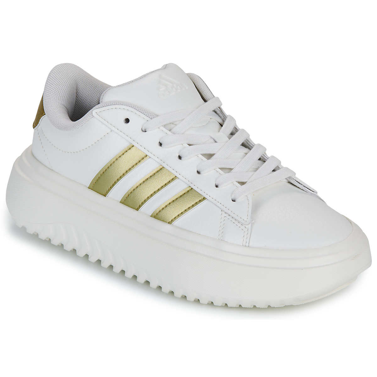 adidas - GRAND COURT PLATFORM - White / Gold