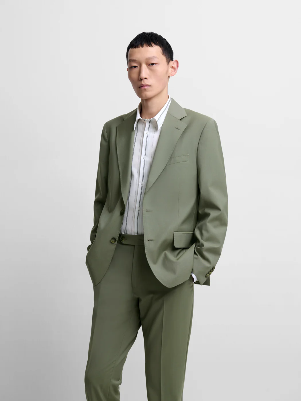 Veste de costume slim en laine