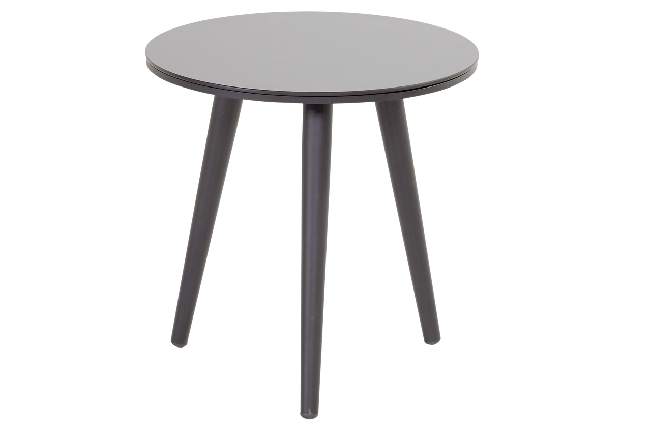 Hartman Bijzettafel Sophie Studio - Donkergrijs Aluminium - 45x45x45cm
