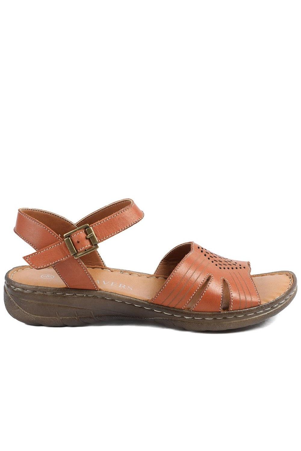 Pavers Leather Buckle Fasten Casual Sandals