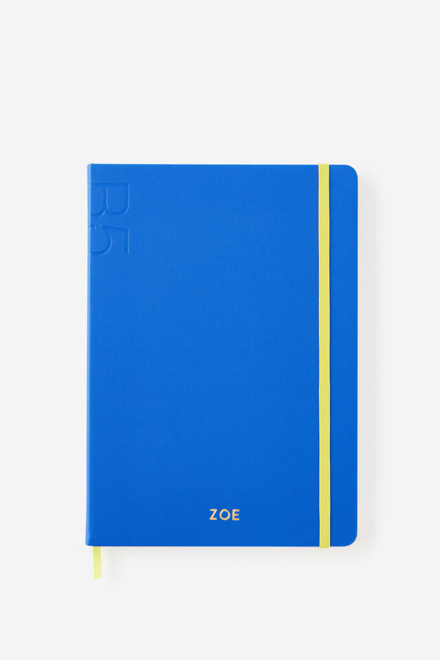 Personalised B5 Hard Cover Lined Notebook