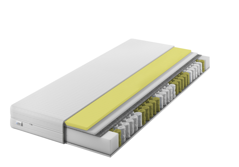 Materac sprężynowy GOLD   VISCO70x200 22cm|7-stref | H2/H3 |