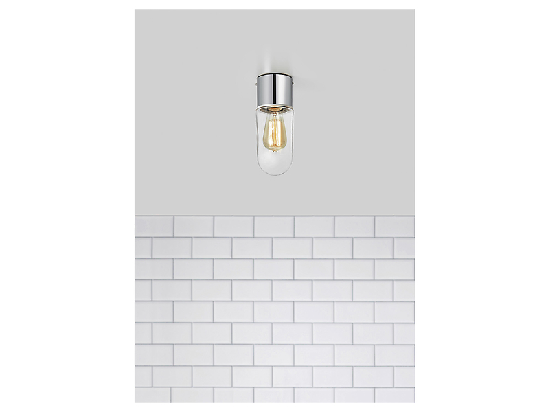 Lampa sufitowa Zen metalowa srebrna