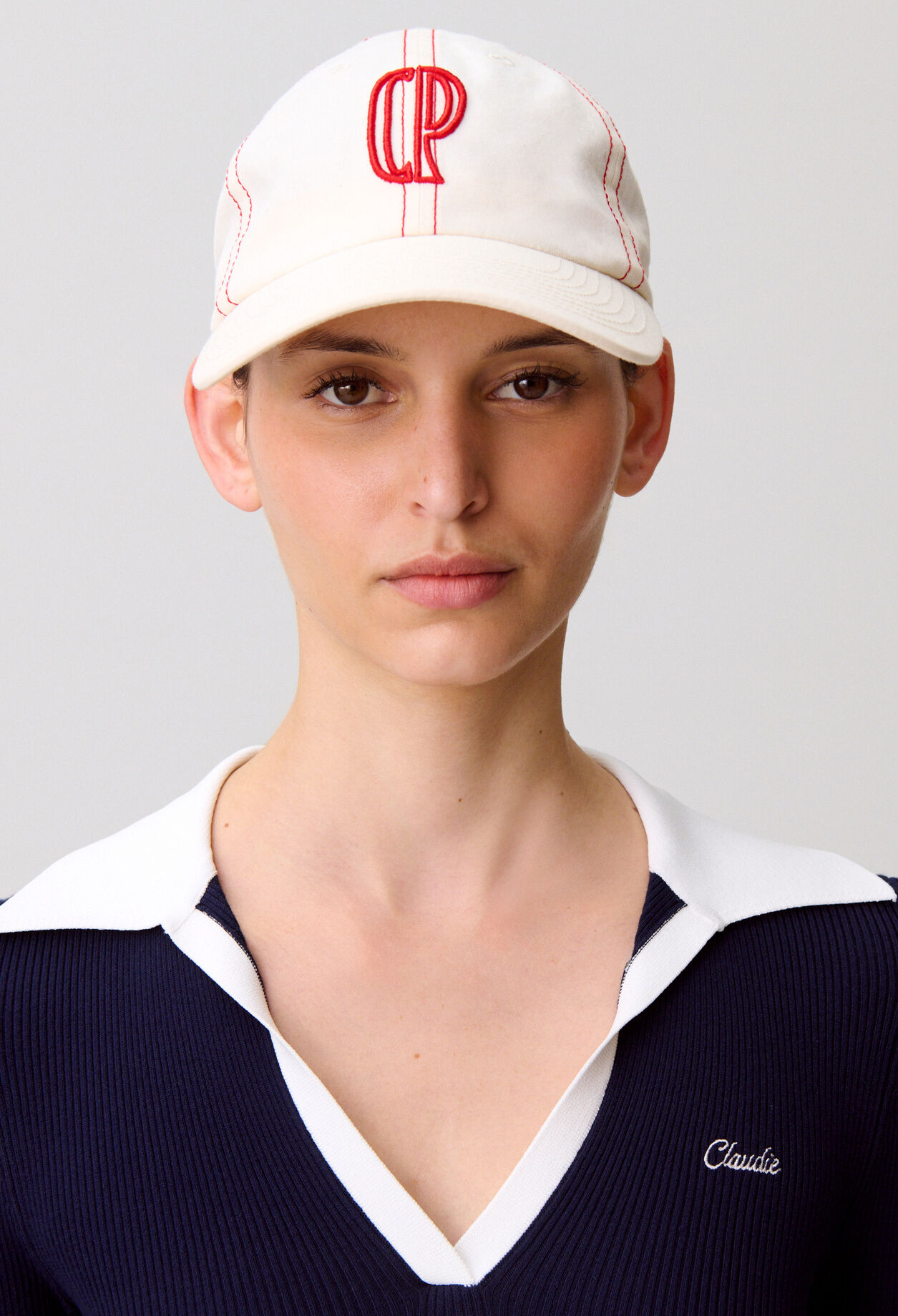 Casquette broderie monogramme CP