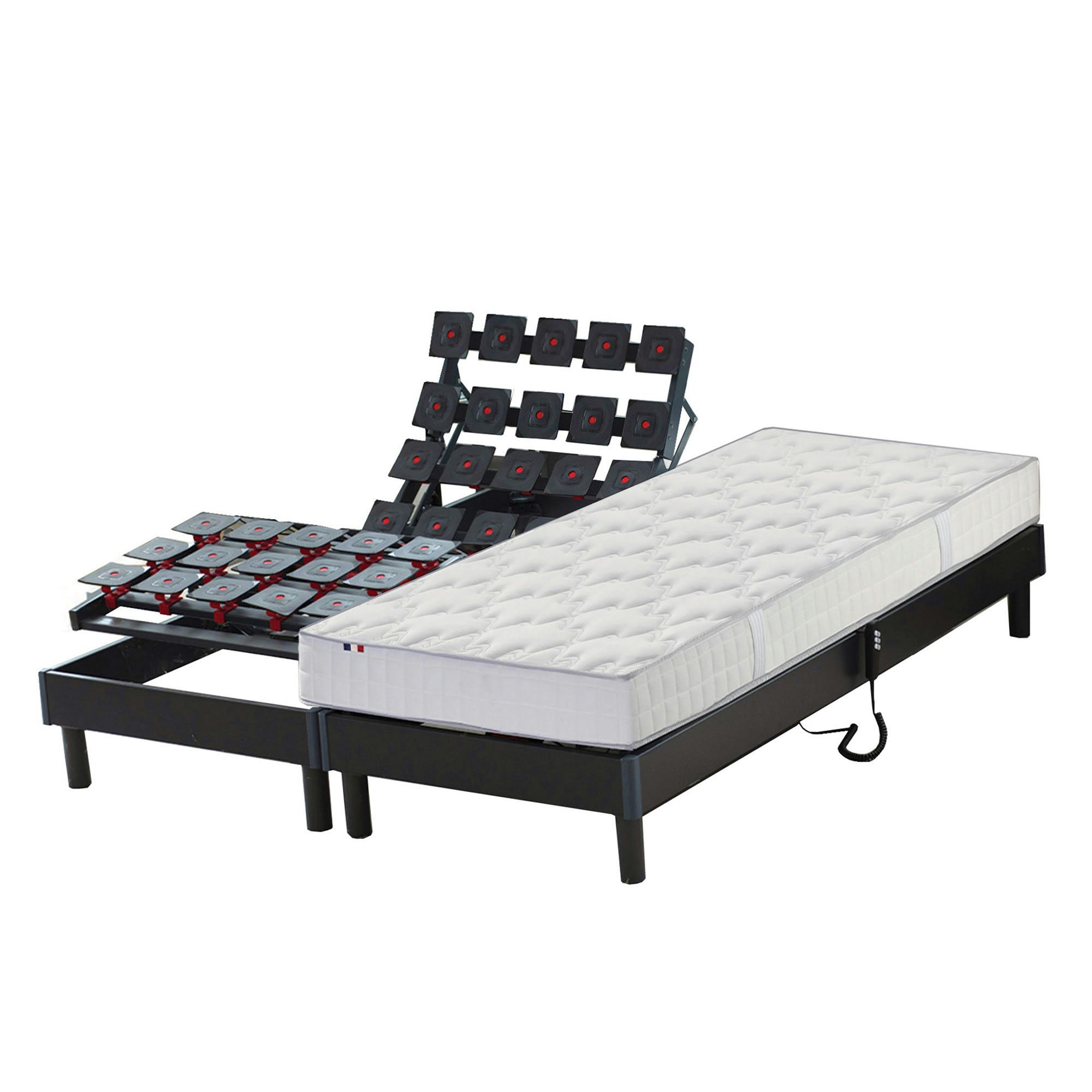 RELAX RESSORT - Ensemble relaxation ressort 5 zones 2x80x200