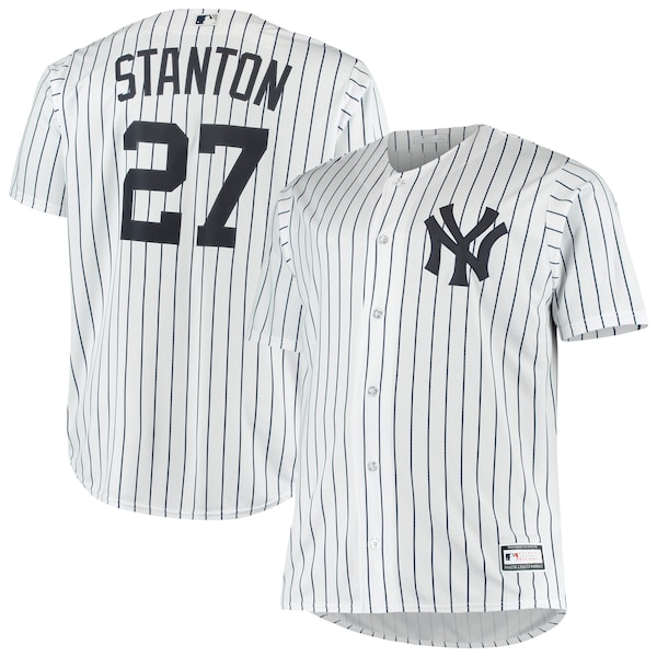 Giancarlo Stanton New York Yankees Big & Tall Replica Player Jersey - White