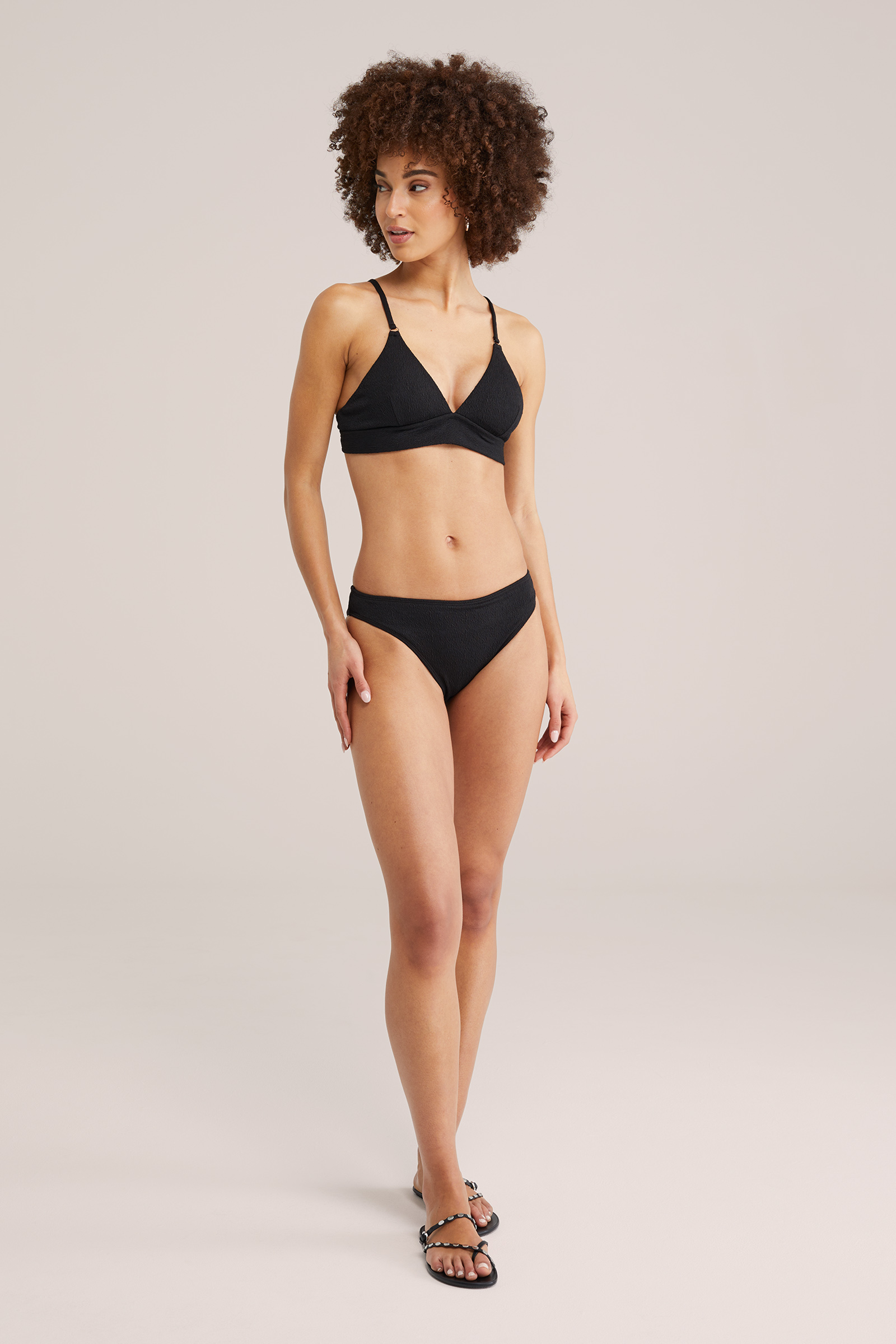 Dames bikinitop met structuur