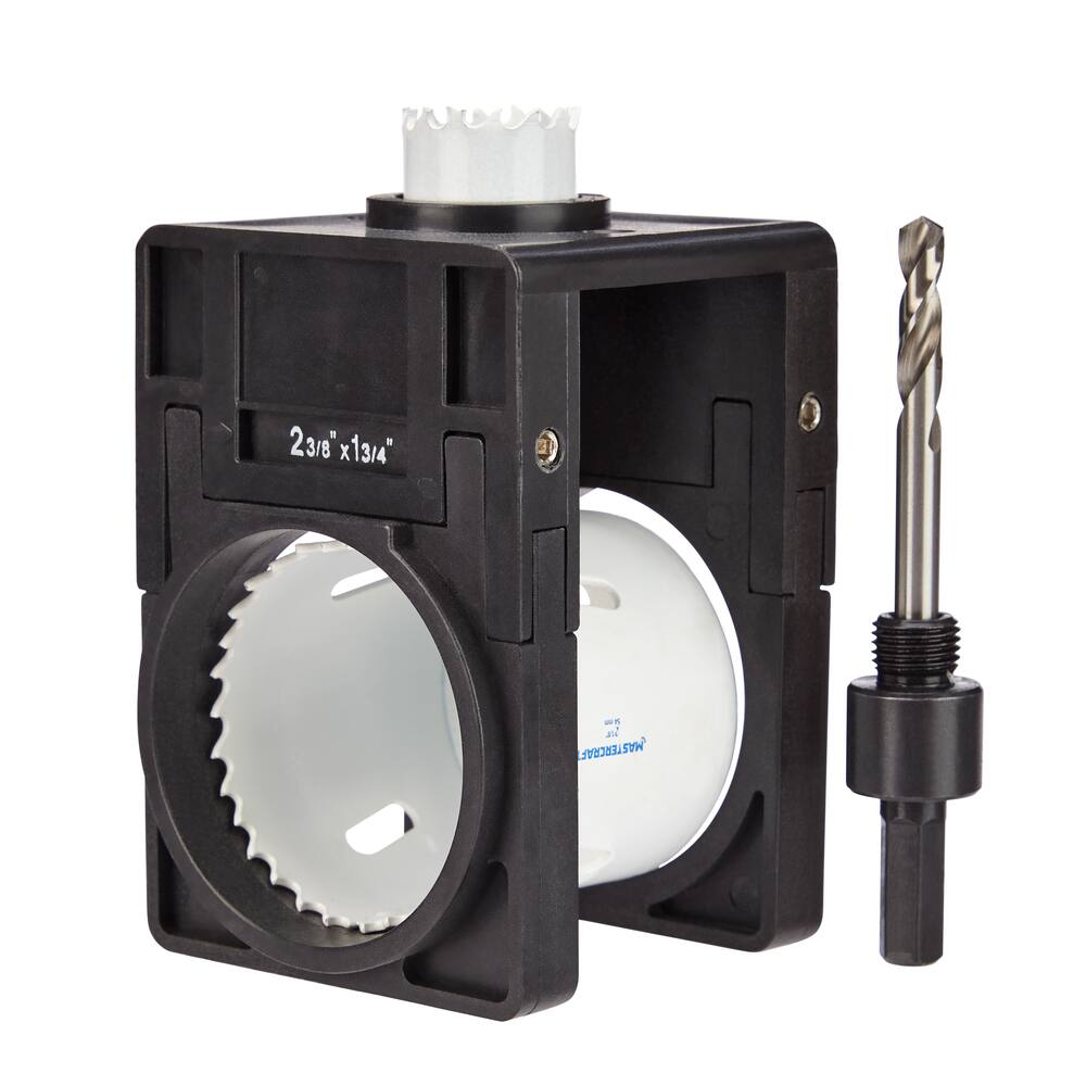 Mastercraft Bi-Metal Door Lock Installation Kit for Metal Doors