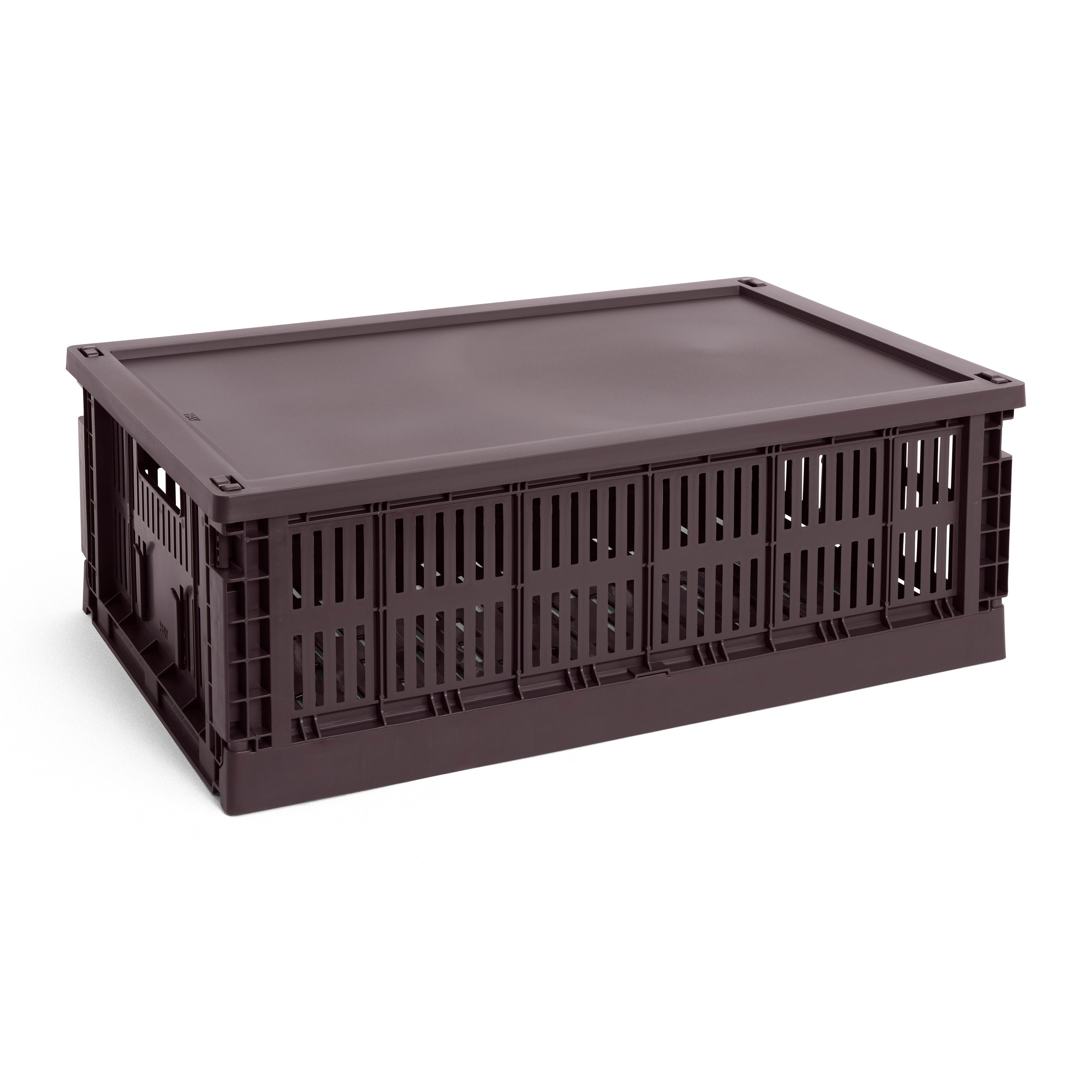 HAY Colour Crates Krat Deksel L - Rechthoekig - Bordeaux