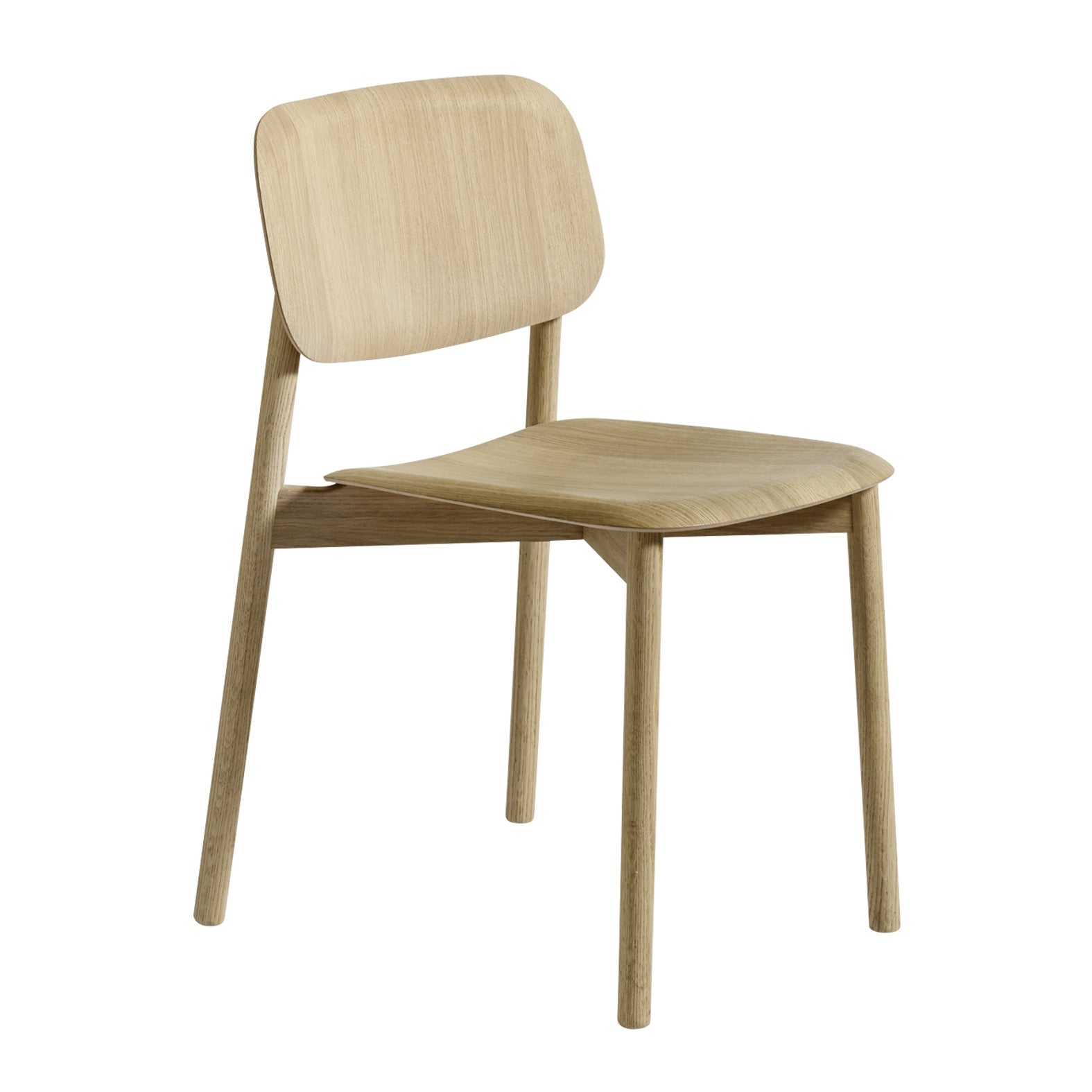 HAY Soft Edge 60 Eetkamerstoel - Matt Oak