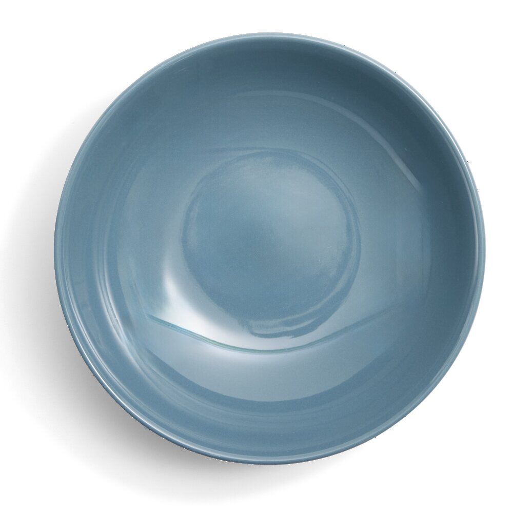 Assiette à soupe Madrid grès bleu Ø20cm