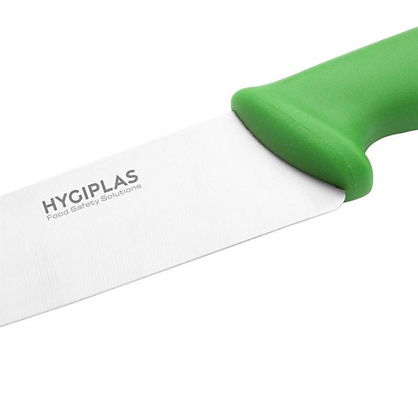 Couteau de Cuisinier Professionnel Vert 215 mm - Hygiplas