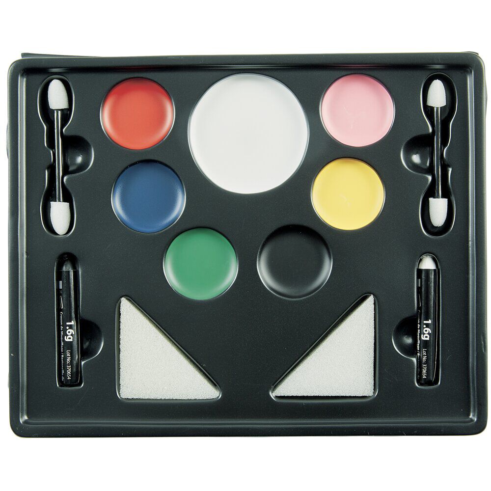 Palette maquillage festif 7 couleurs   accessoires