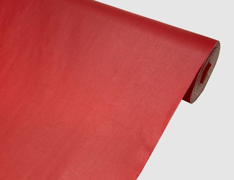 Kunstleder Uni Rot