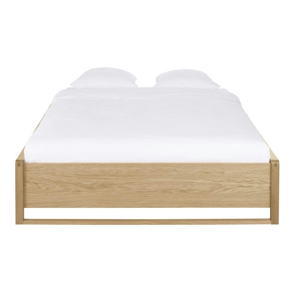 Omni - Lit 4 tiroirs beige L170 avec sommier à lattes