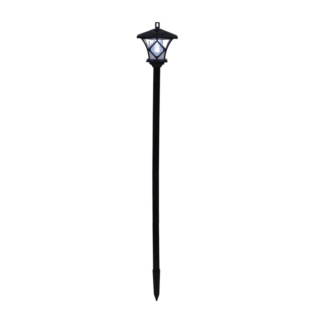 Lampadaire solaire LED à planter vert H128cm