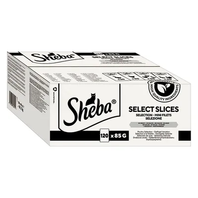 Sheba Pouches Select Slices in Gravy Mega Pack 120 x 85g