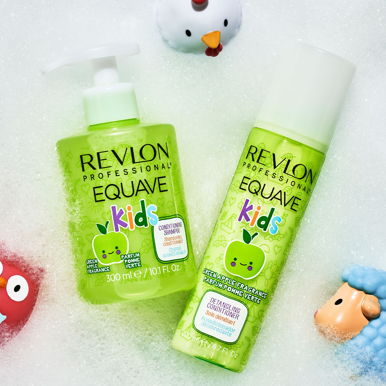 Revlon Equave Kids Detangling Conditioner Green Apple 200ml