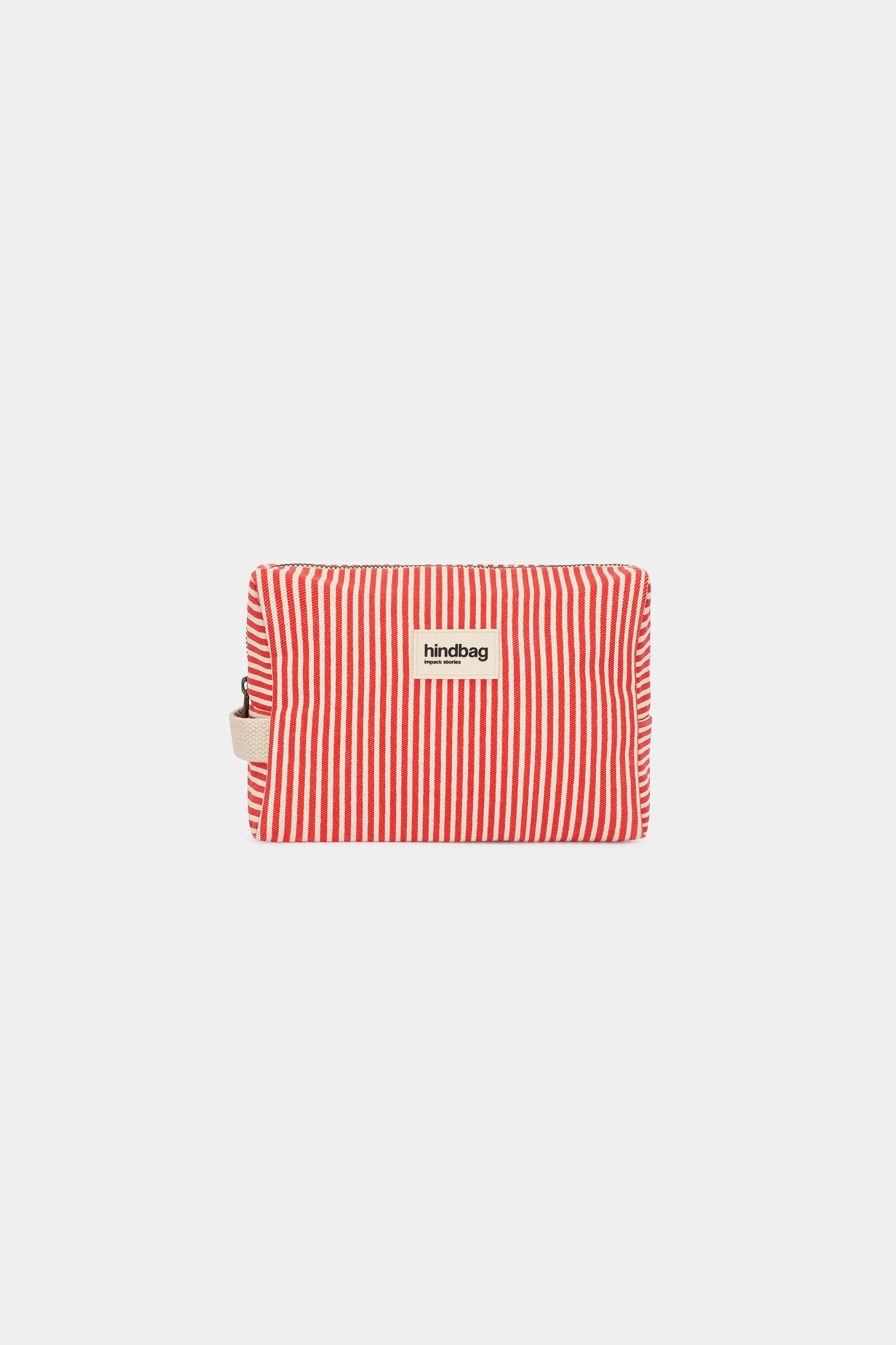 Trousse de toilette Leon Rayures rouge