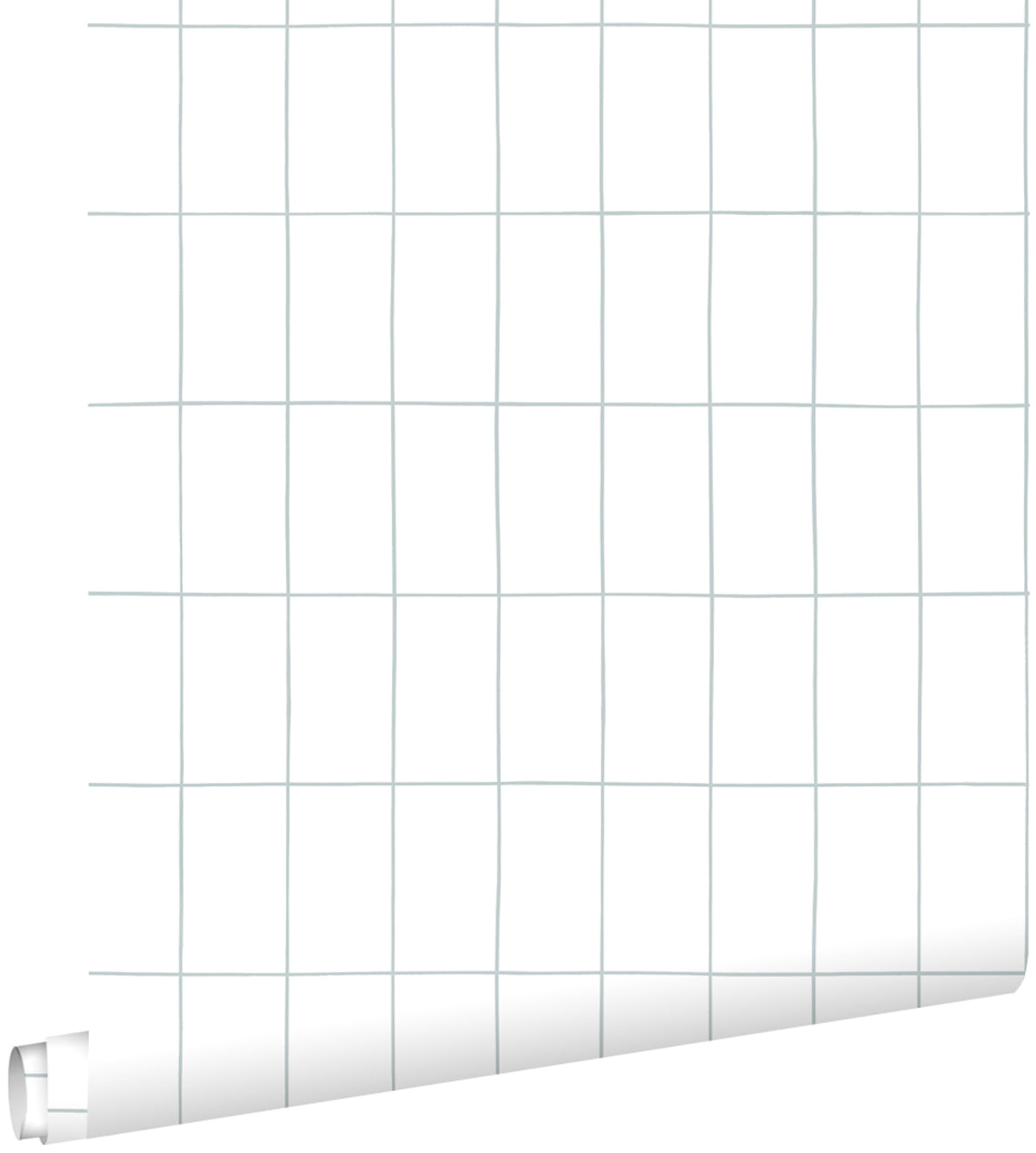 ESTAhome behang kleine tegeltjes vergrijsd blauw - 53 cm x 10.05 m - 139029