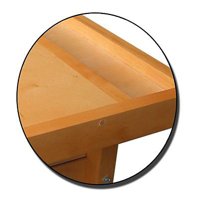 Etabli de menuisier en bois Outifrance 1 porte 3 tiroirs L.150 x l.50 x H.82 cm