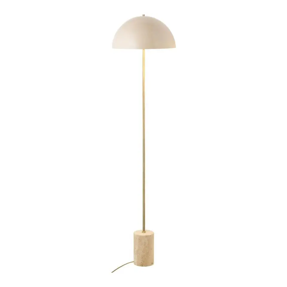 Hioshop Olea vloerlamp beige