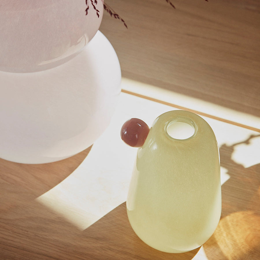 OYOY Inka Vaas H 34 cm - Vanilla