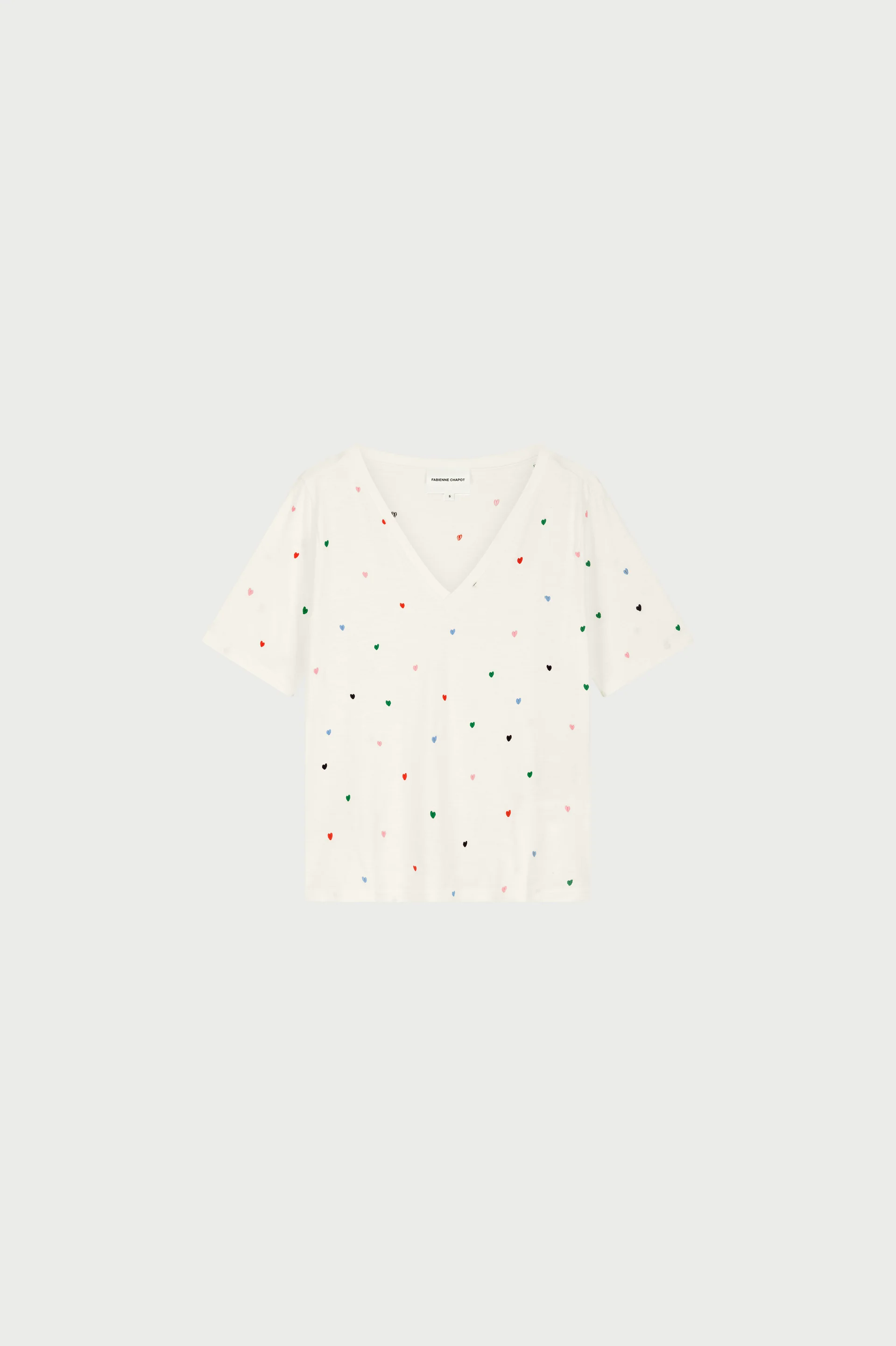 Phil V-Neck T-Shirt | Cosy White