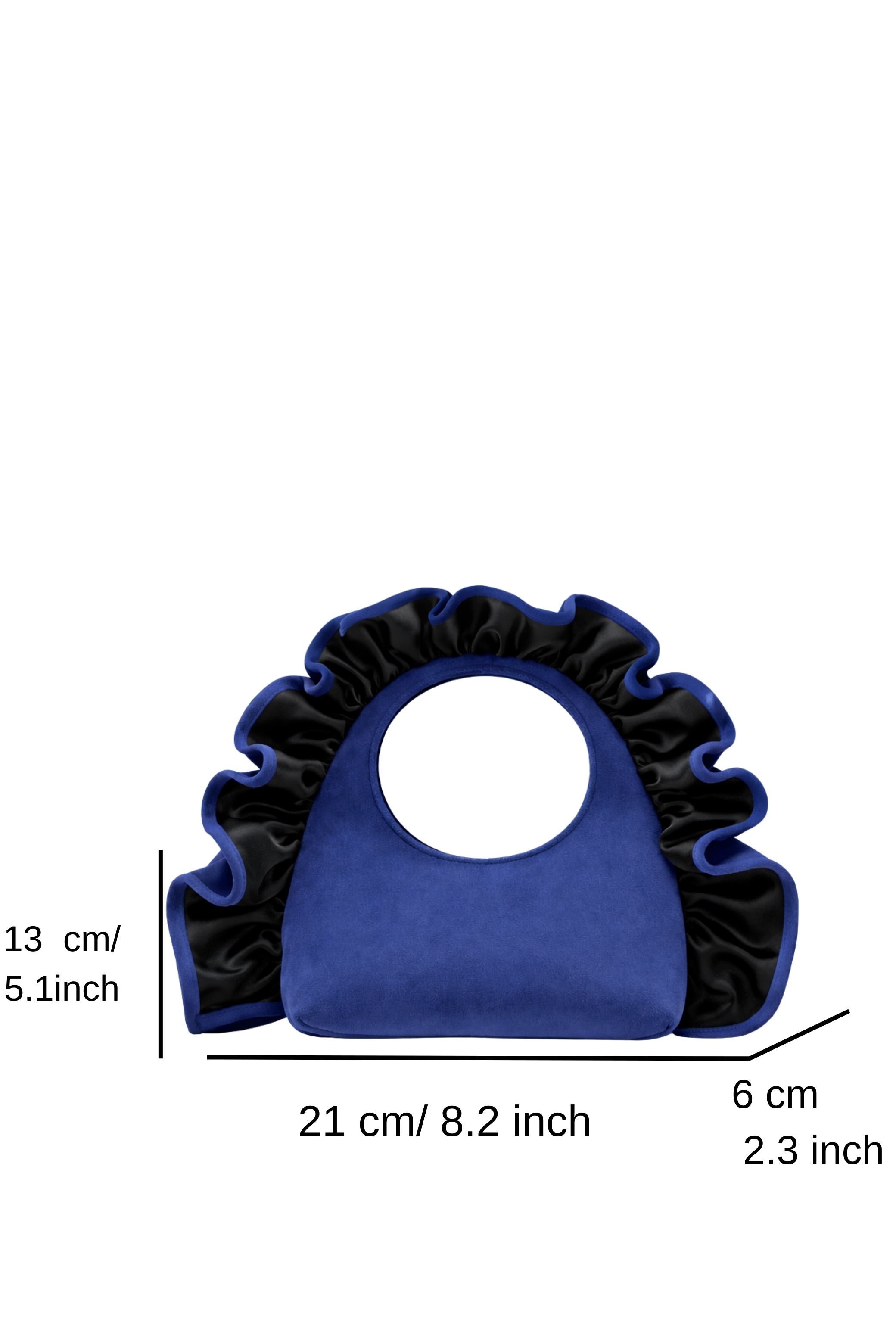 Belissh Ruffle Handle Grab Bag