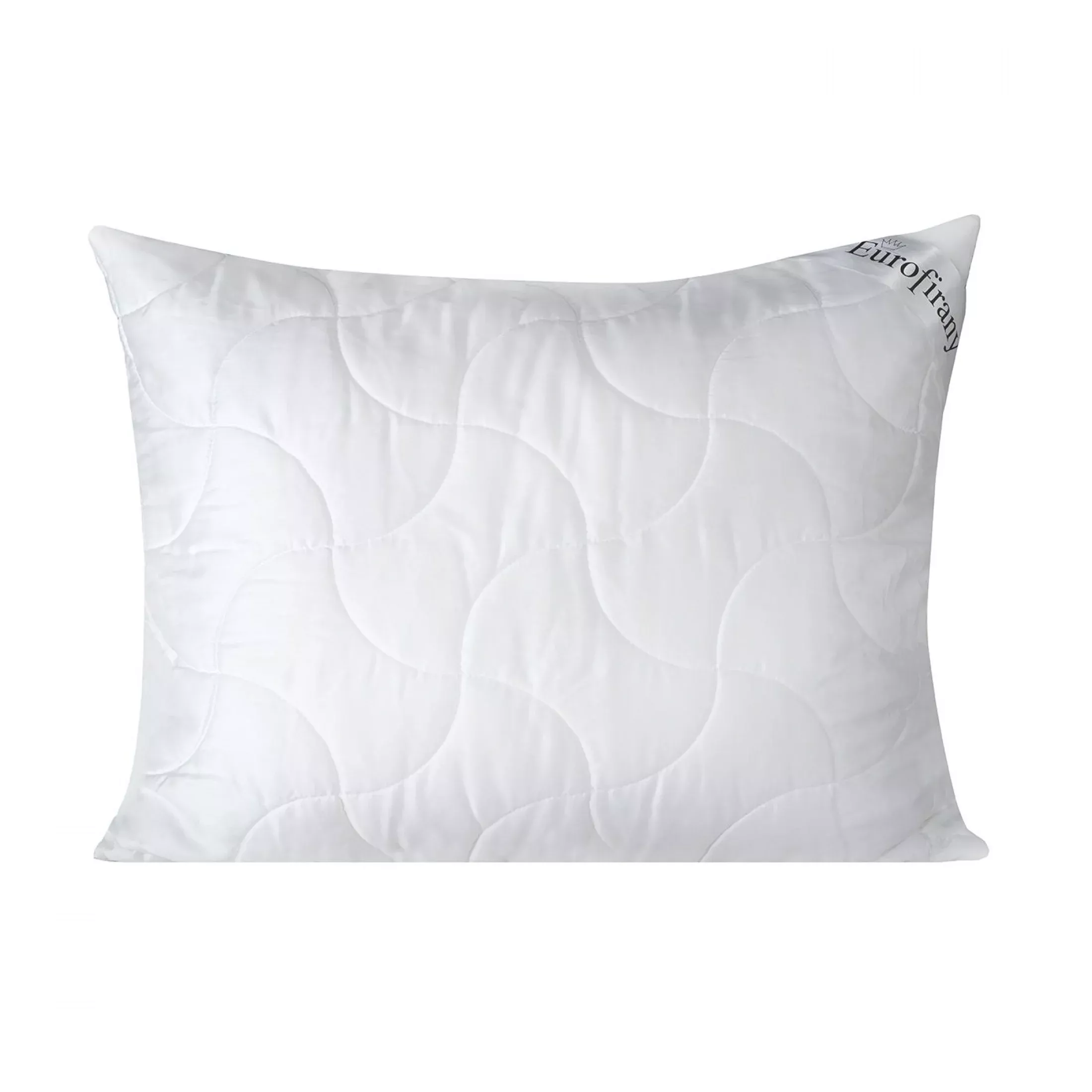 Poduszka 70 x 80 cm biała z wypełnieniem z lekkich kulek z włókna poliestrowego PLATINUM