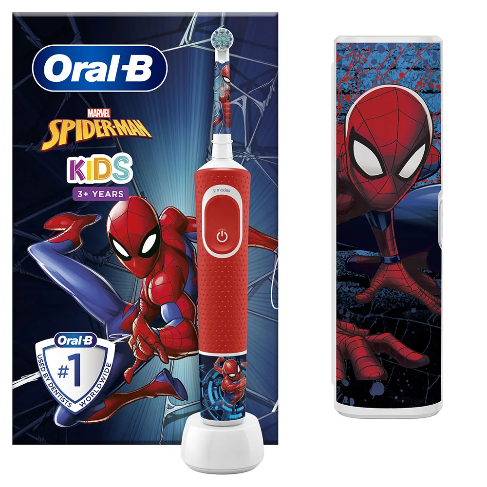 Oral-b D100 Spiderman With Case electric toothbrush