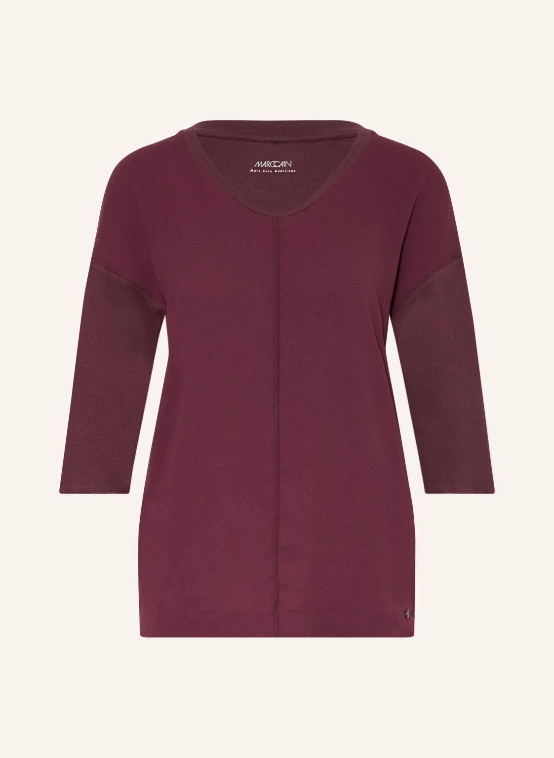 MARC CAIN Shirt im Materialmix mit 3/4-Arm