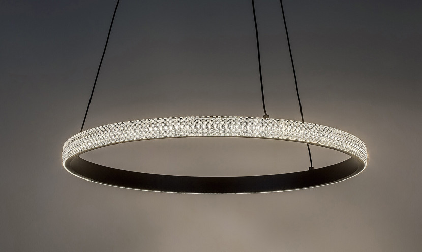 Lampa wisząca GRETE czarno-biała LED 32W biały ciepły 2150lm IP20 Rabalux