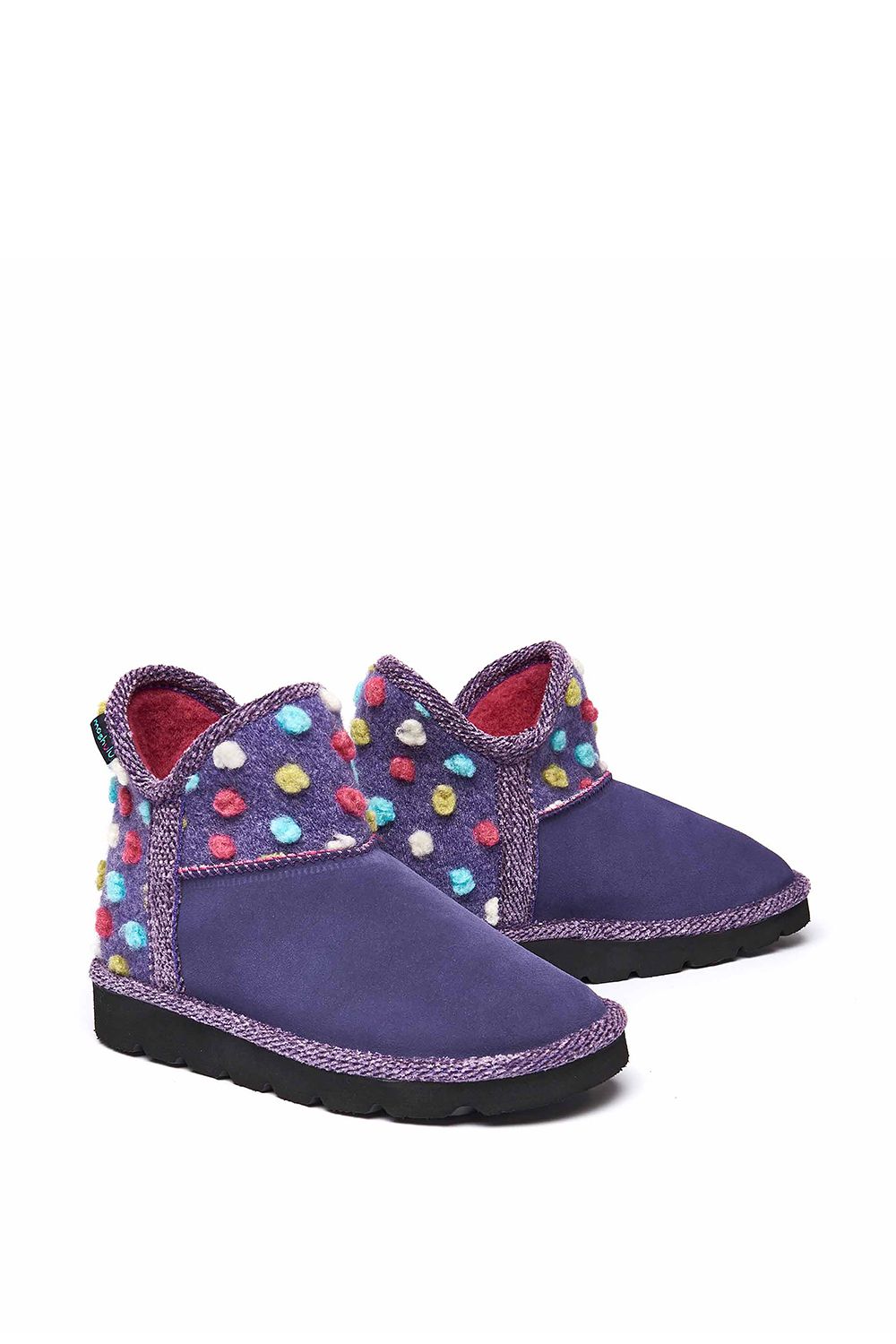 Moshulu Fireside 2' Spotty Bootie Slippers