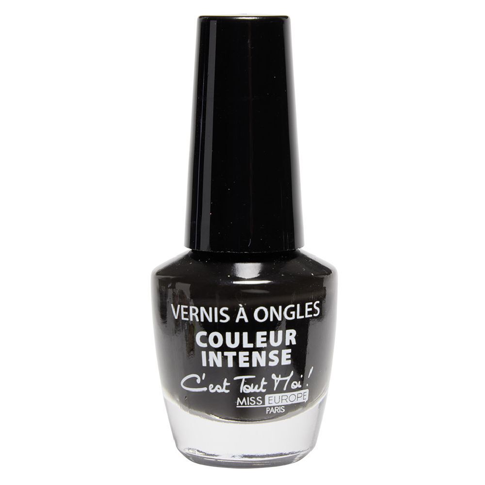 Vernis laqué noir brillant n°30