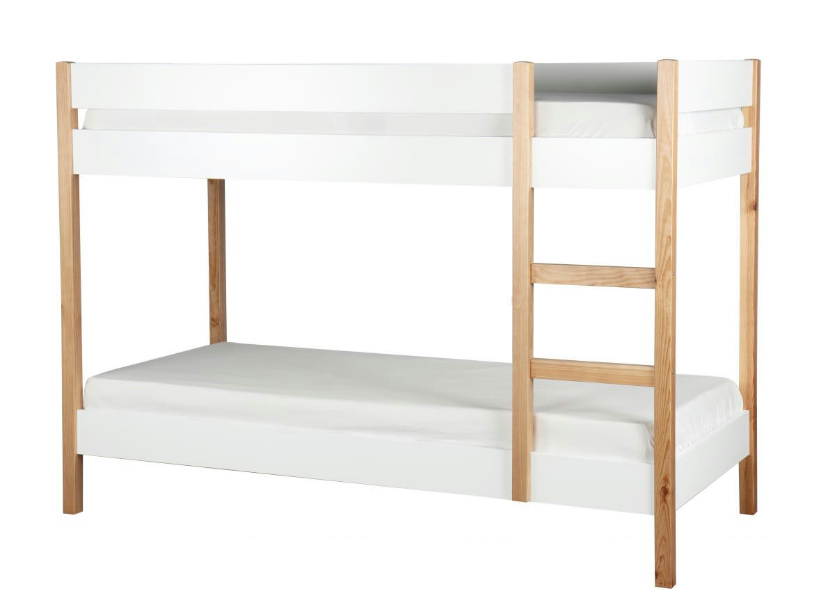 ANNA - Lit superposé 90x200 blanc