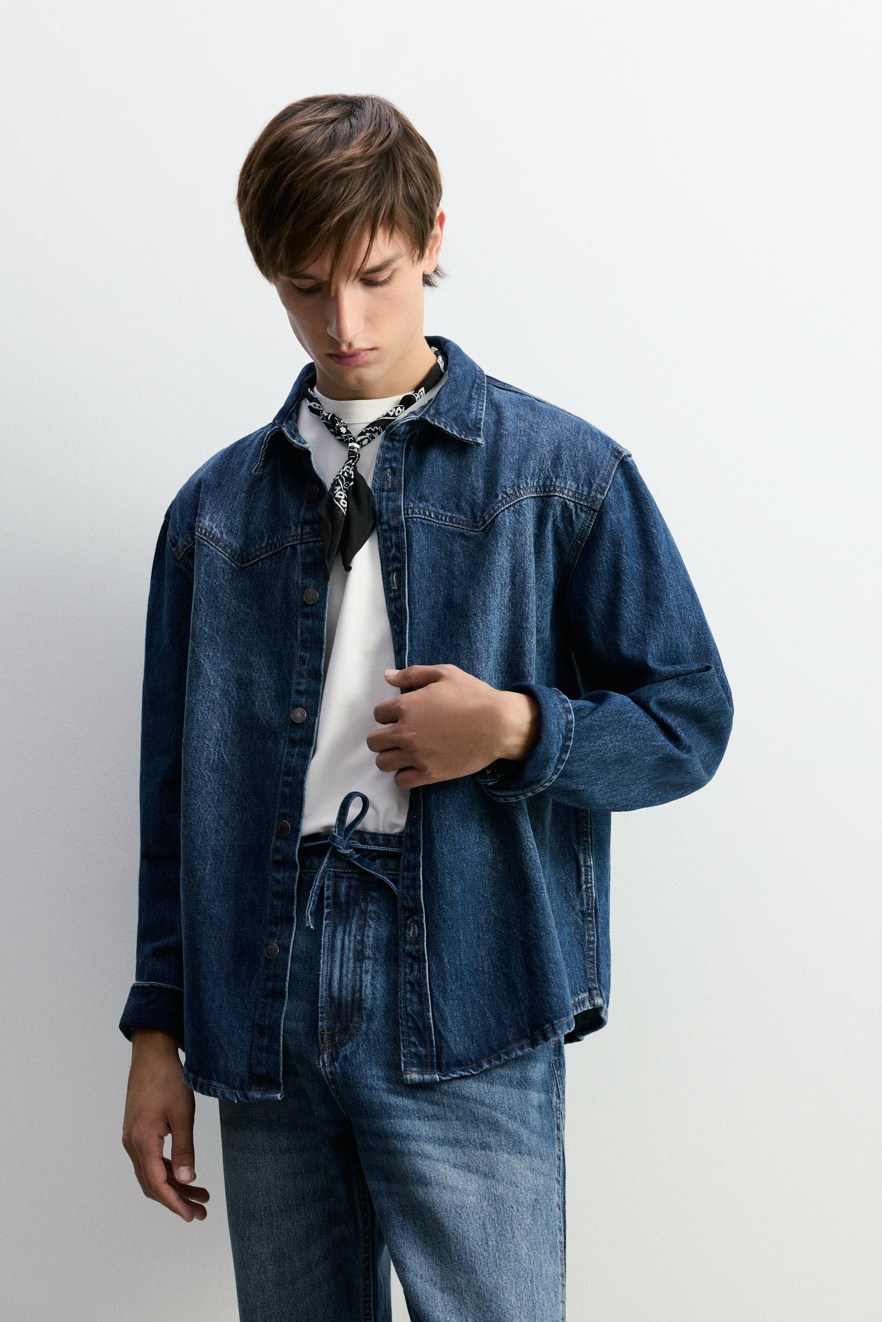Sobrecamisa denim relaxed