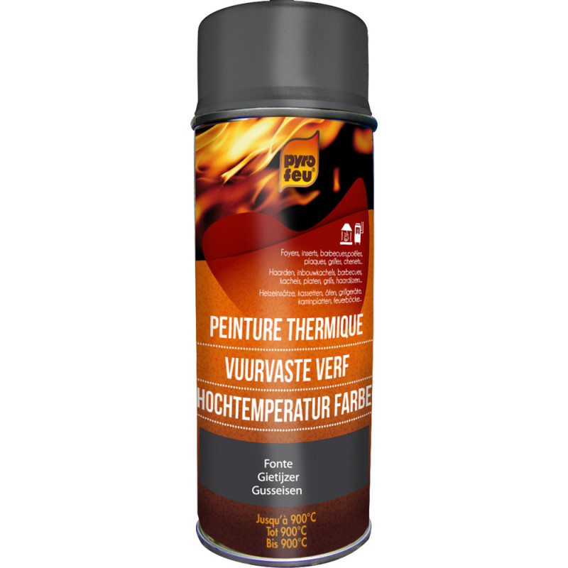 Peinture thermique fonte 500 ml PYROFEU