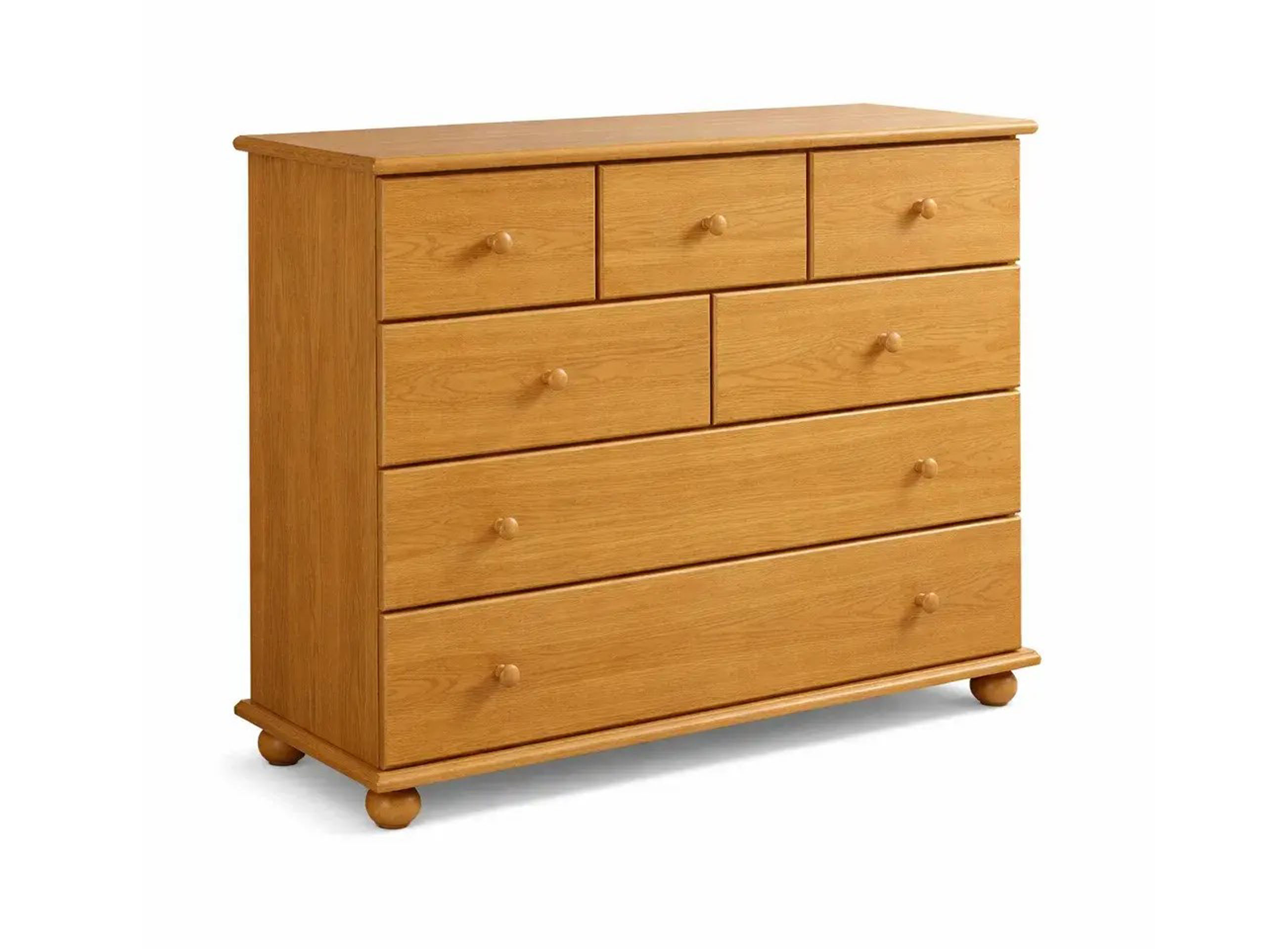 Komoda drewniana Anna Classic, kolor dębowy