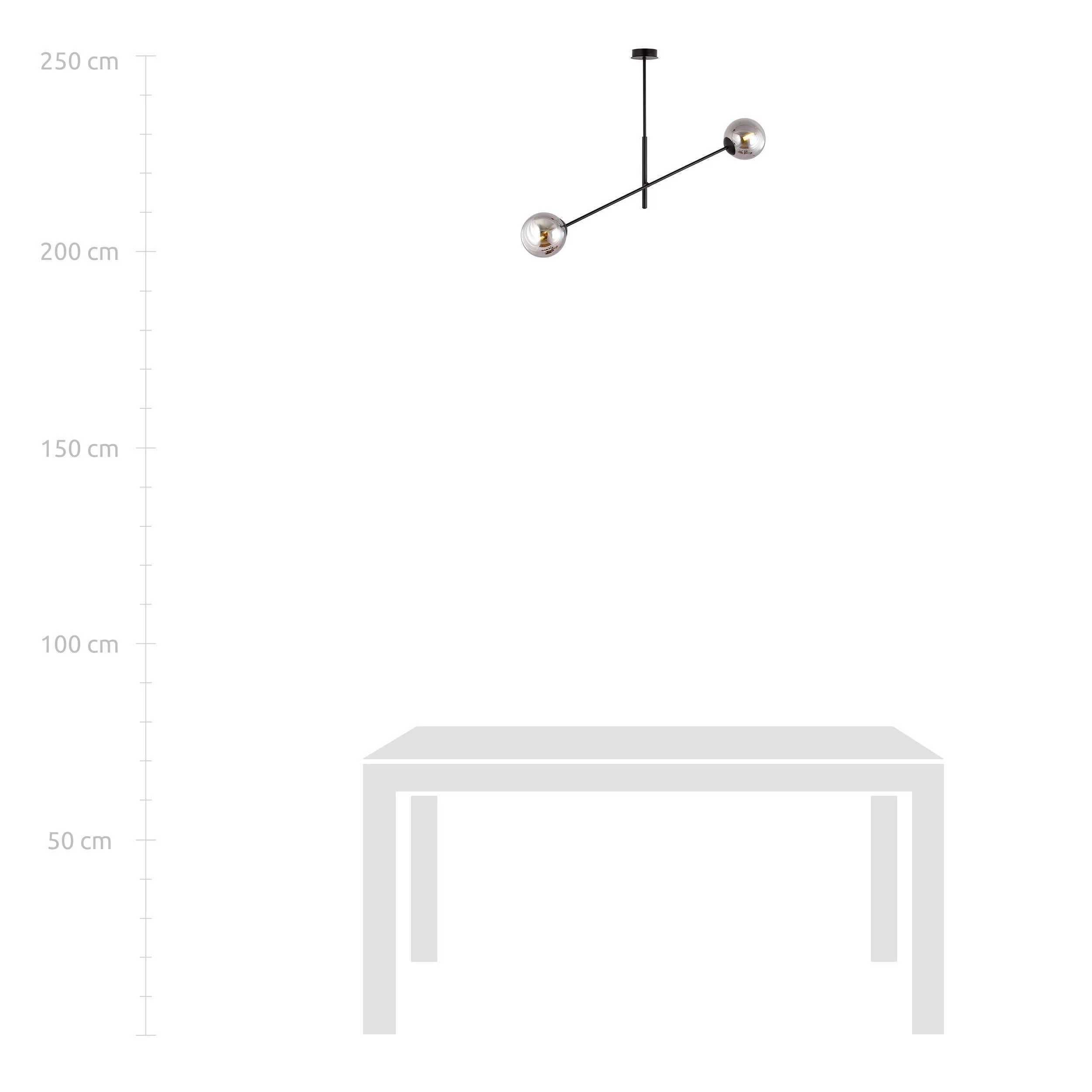 2-lichts hanglamp Lena