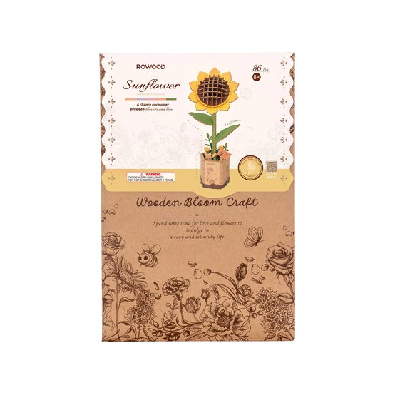 Rowood Sunflower Wooden Flower Kit
