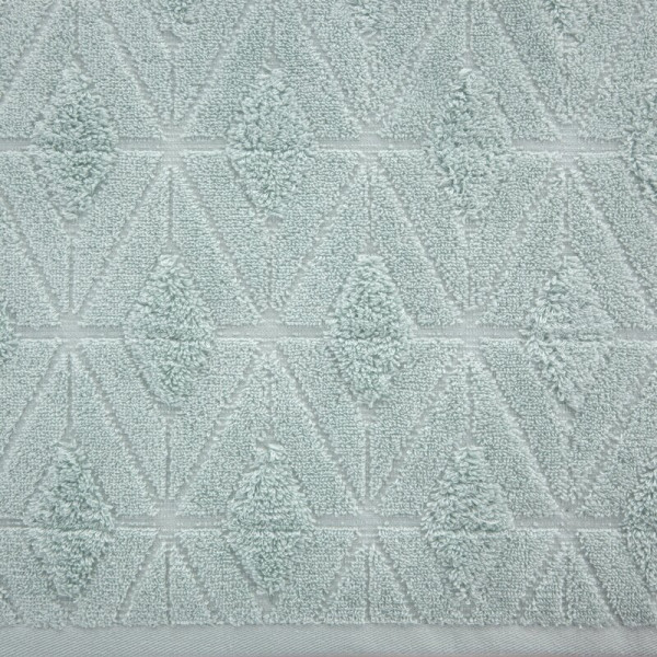 Ręcznik Sendi 50x90 07 miętowy w tkany geometryczny 500 g/m2
