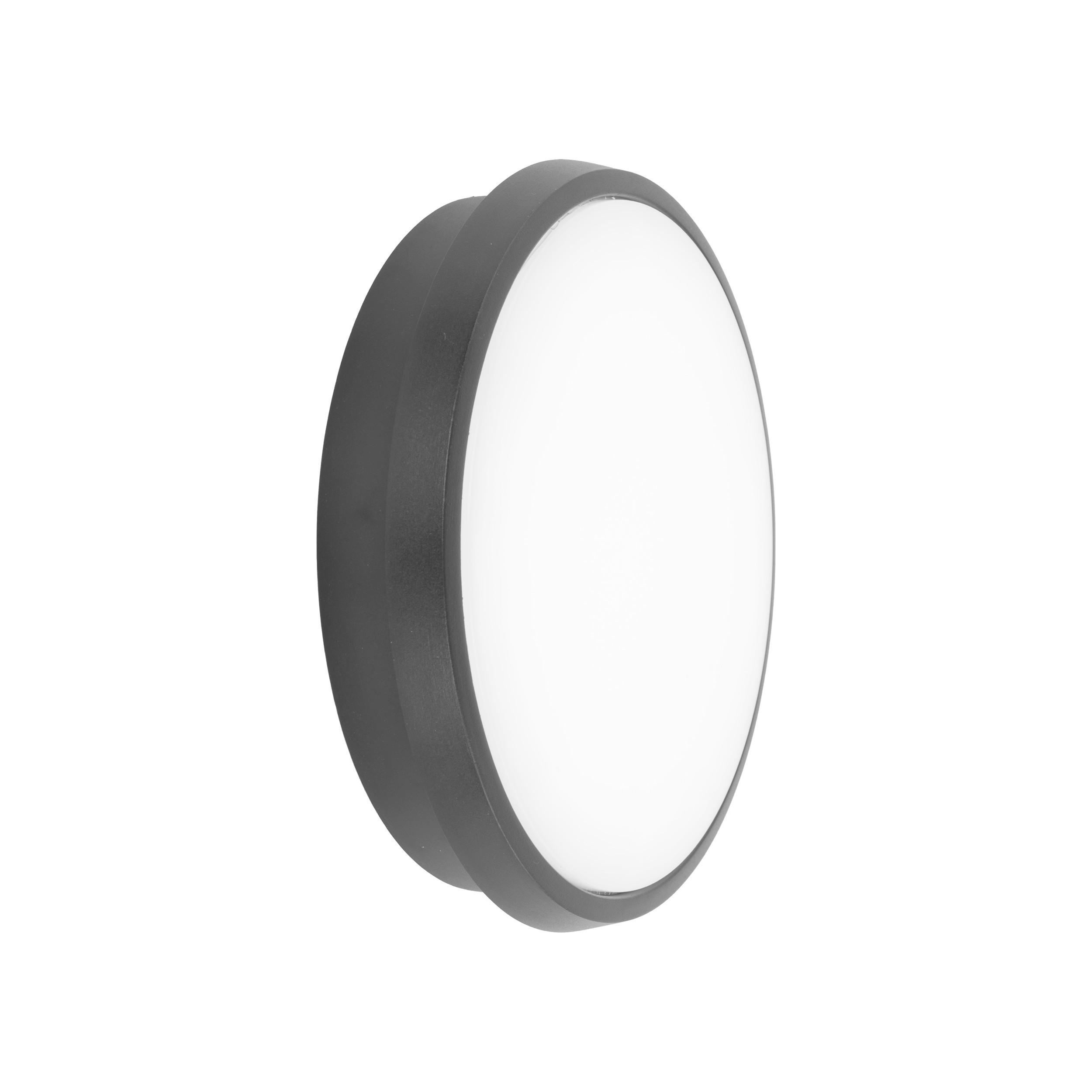 Plafon Led Zewnętrzny Ogrodowy Łazienkowy Sferis Antracyt Ip 54 3000K