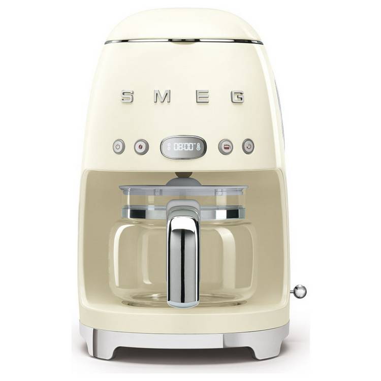 Smeg DCF02 50's Style Retro Drip Filter Coffee Machine Cream