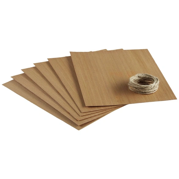 Smoking Wraps, Western Red Cedar-Holz, 6 Stk.