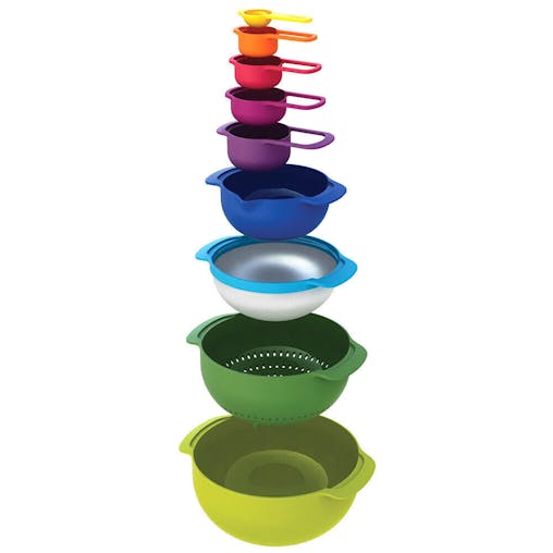 Joseph Joseph 9 Nest Plus 9pc Bowl Set Food Preparation Multi Colour 40031
